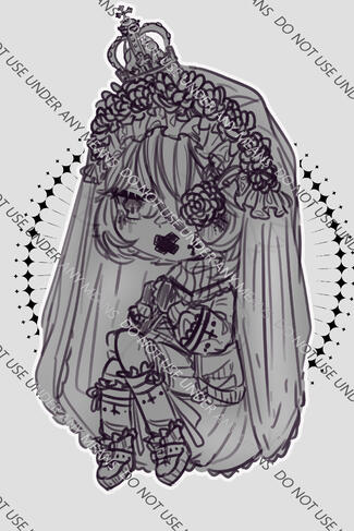 Chibi sketch (uncolored)