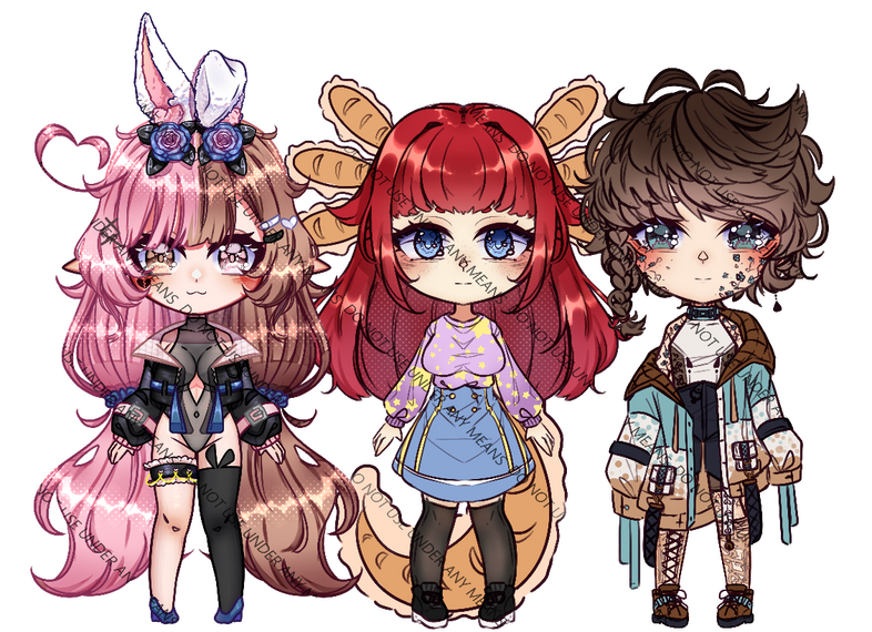 Chibi models (2 wips)