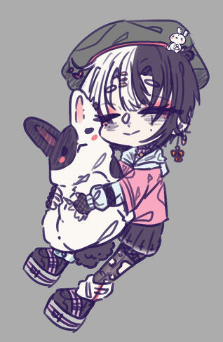 Colored sketch chibi