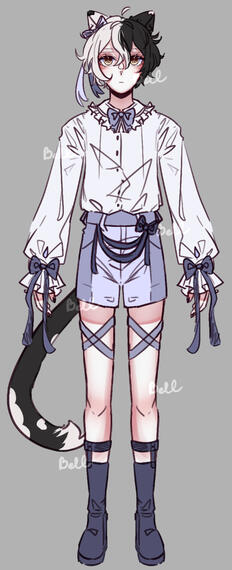 Full-body model sketch